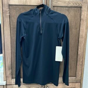Men’s Navy Lululemon Metal Vent Tech Hoodie